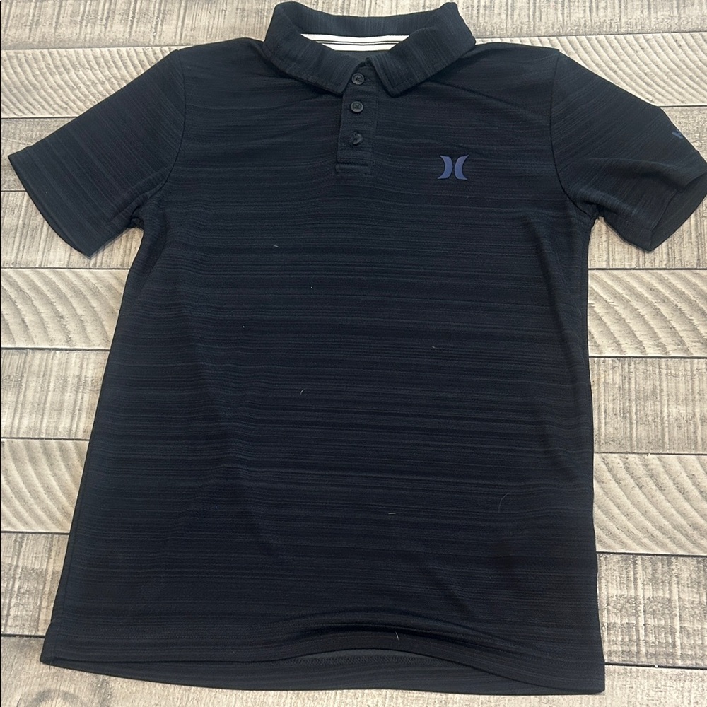 Hurley Dark Navy Button Down Kids Shirt
